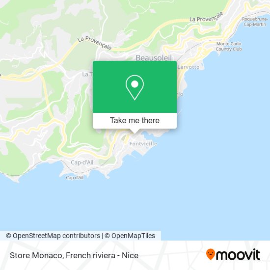 Store Monaco map