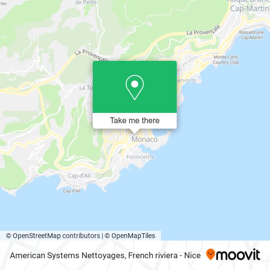 American Systems Nettoyages map