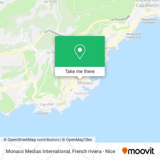 Monaco Medias International map