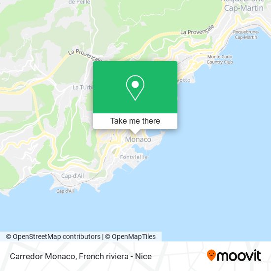 Carredor Monaco map