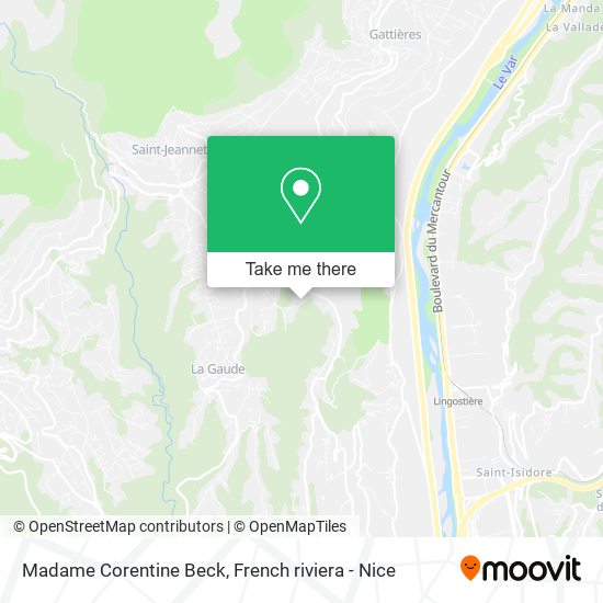 Madame Corentine Beck map