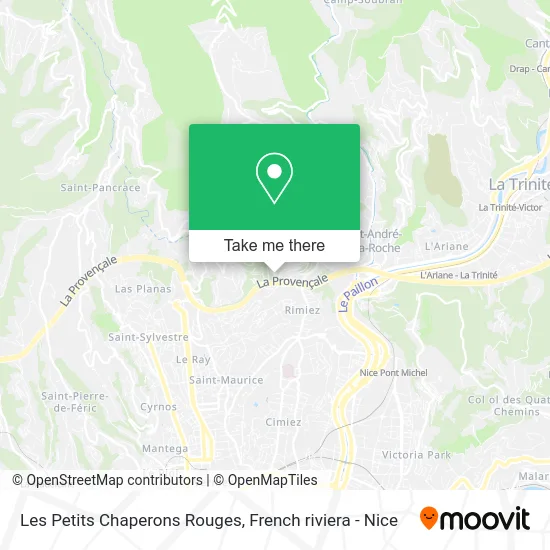 Les Petits Chaperons Rouges map