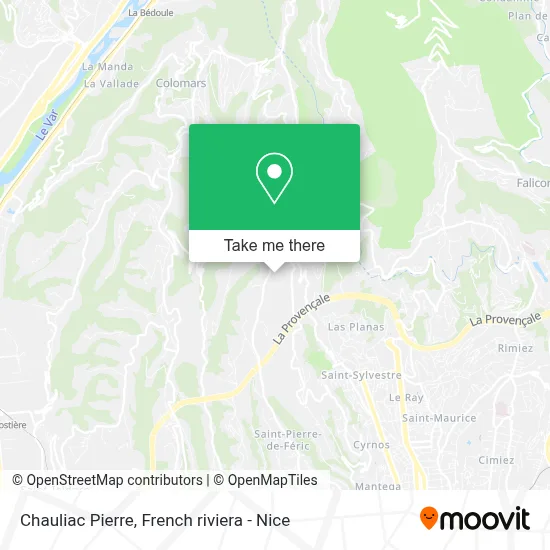 Chauliac Pierre map