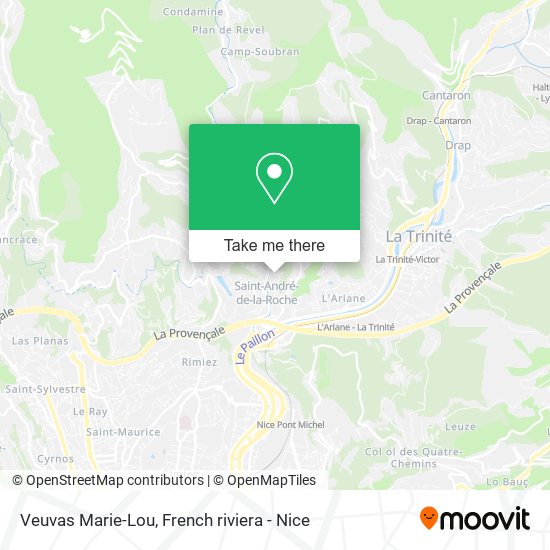 Veuvas Marie-Lou map