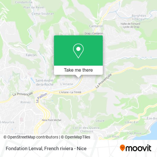 Mapa Fondation Lenval
