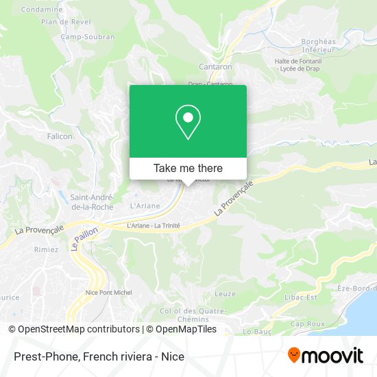 Prest-Phone map