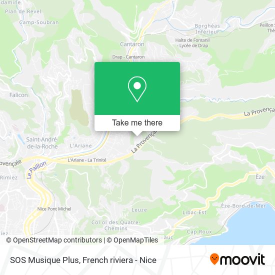 SOS Musique Plus map