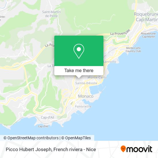 Picco Hubert Joseph map