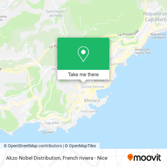 Akzo Nobel Distribution map