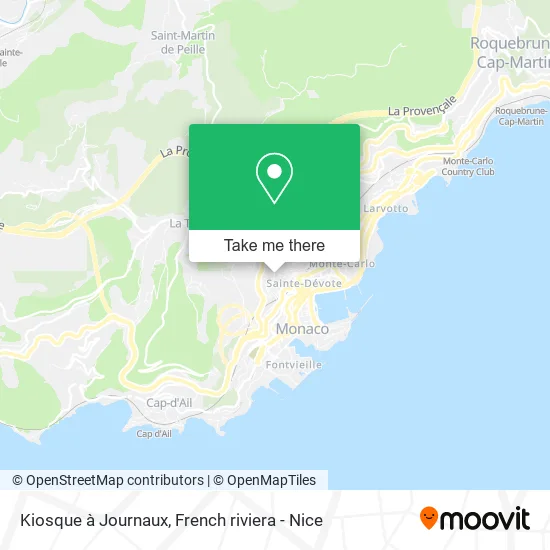 Kiosque à Journaux map
