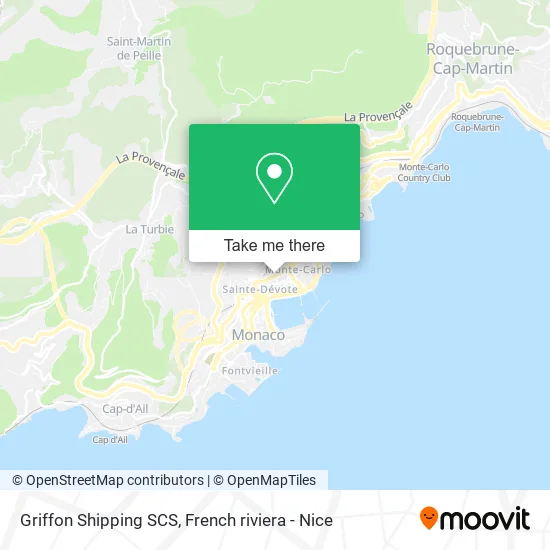 Griffon Shipping SCS map