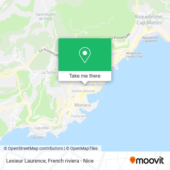 Lesieur Laurence map