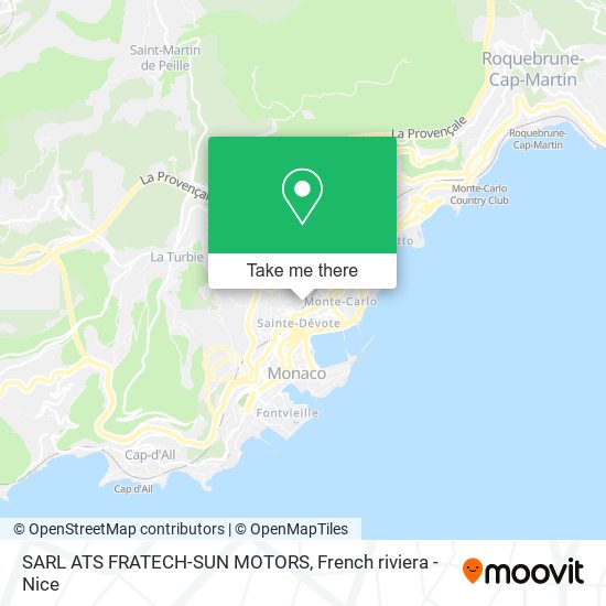 SARL ATS FRATECH-SUN MOTORS map