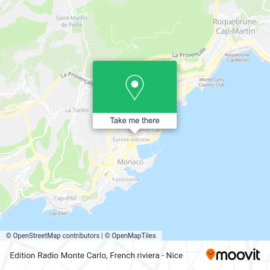 Edition Radio Monte Carlo map