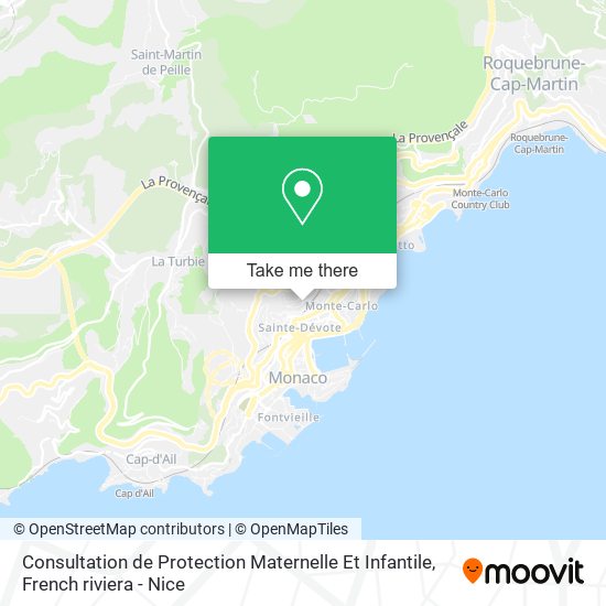 Consultation de Protection Maternelle Et Infantile map