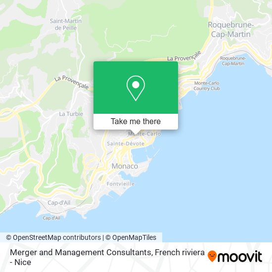 Merger and Management Consultants map