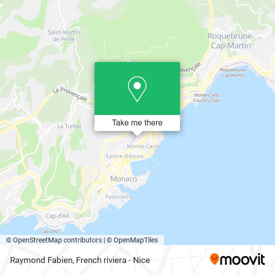 Raymond Fabien map