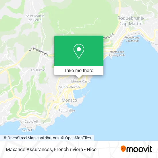 Maxance Assurances map