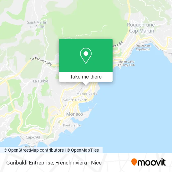 Garibaldi Entreprise map