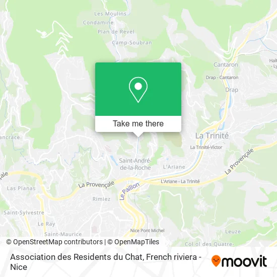 Association des Residents du Chat map