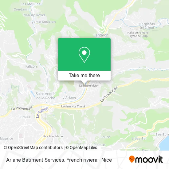 Ariane Batiment Services map