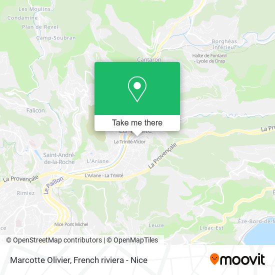 Mapa Marcotte Olivier