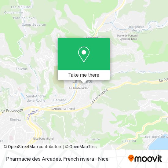 Pharmacie des Arcades map