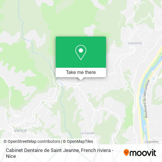Cabinet Dentaire de Saint Jeanne map