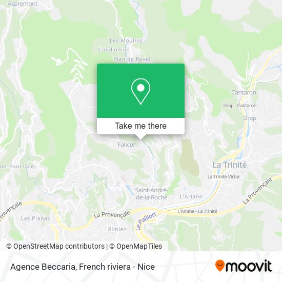 Agence Beccaria map