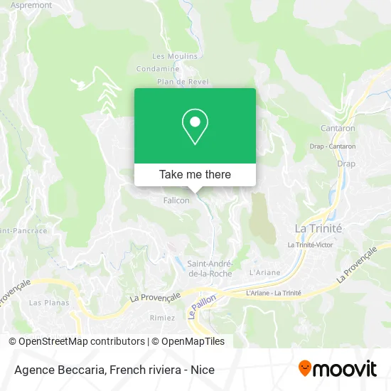 Agence Beccaria map