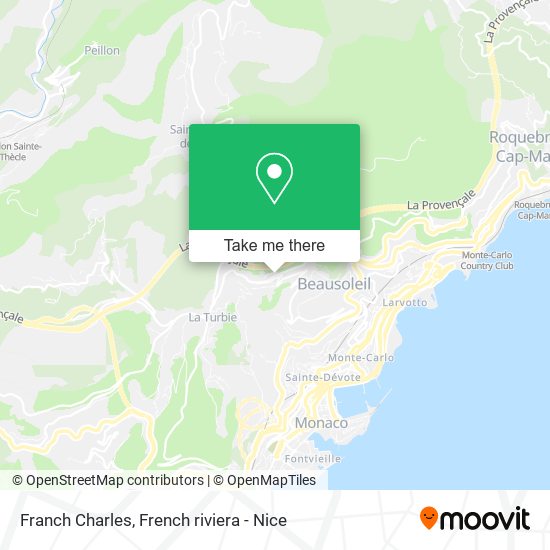 Franch Charles map