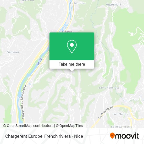 Mapa Chargerent Europe