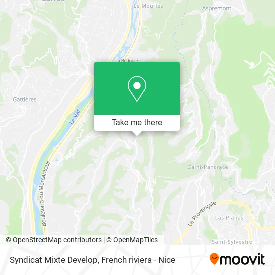 Syndicat Mixte Develop map