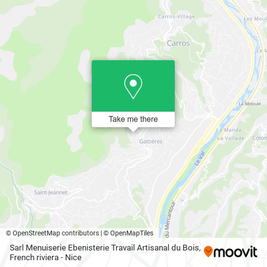 Sarl Menuiserie Ebenisterie Travail Artisanal du Bois map