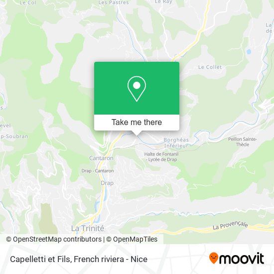 Capelletti et Fils map