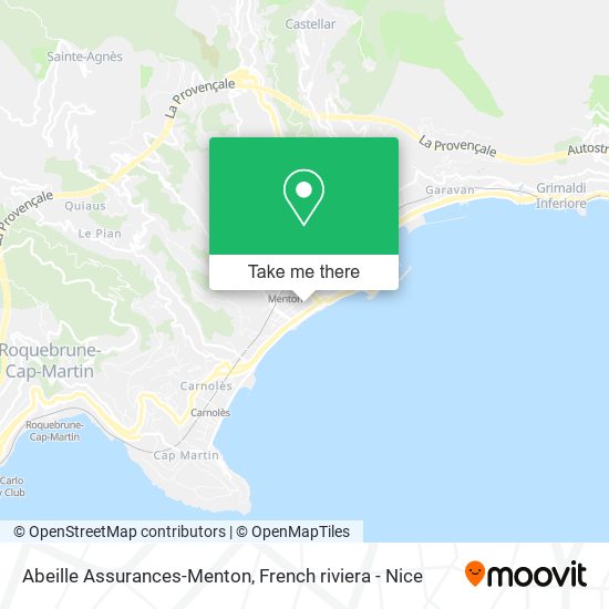 Abeille Assurances-Menton map