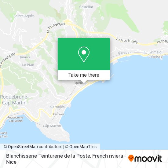 Blanchisserie-Teinturerie de la Poste map