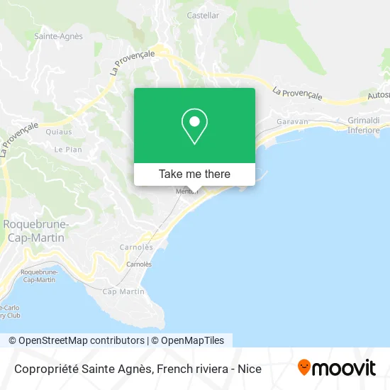 Copropriété Sainte Agnès map