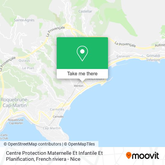 Centre Protection Maternelle Et Infantile Et Planification map