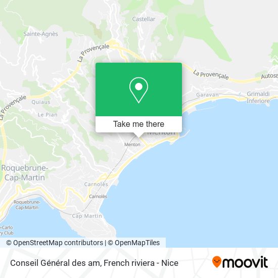 Conseil Général des am map