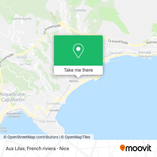 Aux Lilas map