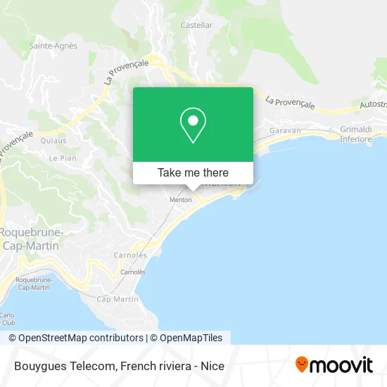 Bouygues Telecom map