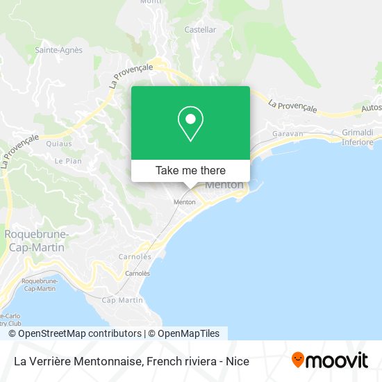 La Verrière Mentonnaise map