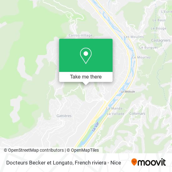 Docteurs Becker et Longato map