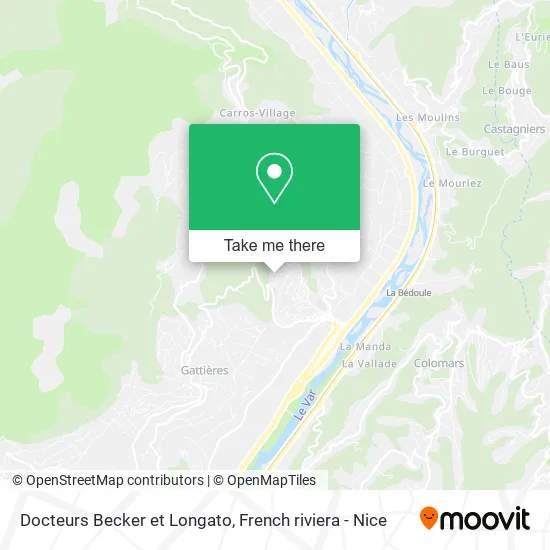 Docteurs Becker et Longato map
