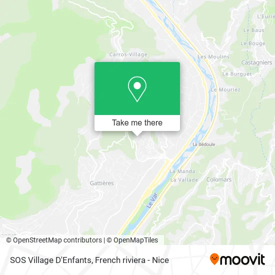 SOS Village D'Enfants map