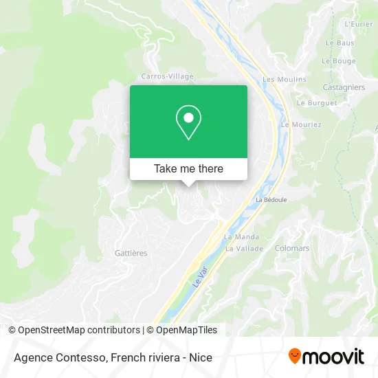Agence Contesso map