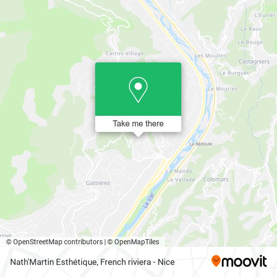 Nath'Martin Esthétique map