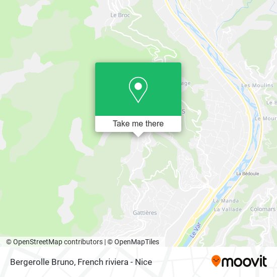 Mapa Bergerolle Bruno