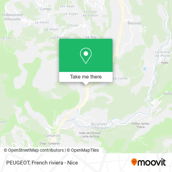 PEUGEOT map